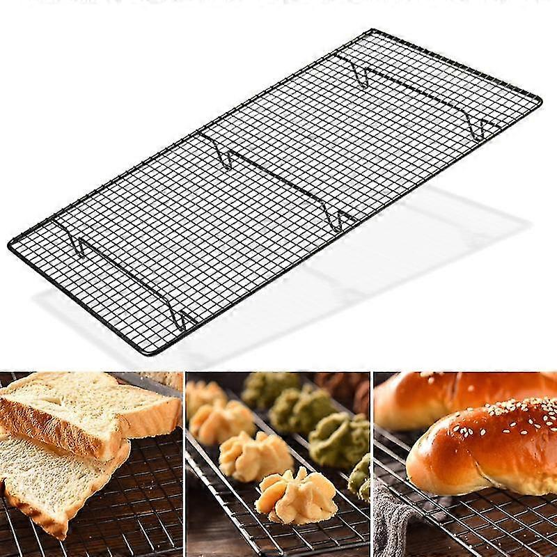 Non Stick Thicken Cake Cooling Rack Bread Grid Net Tray Biscuit Holder Shelf