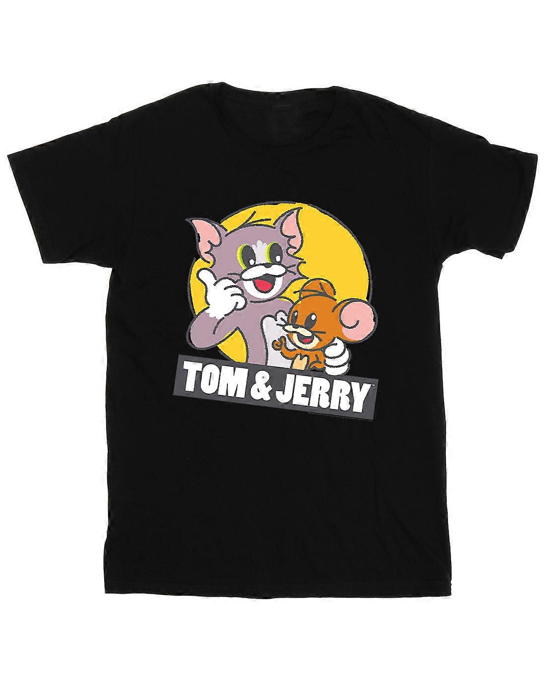 Tom a Jerry Dívky Sketch Logo Tričko