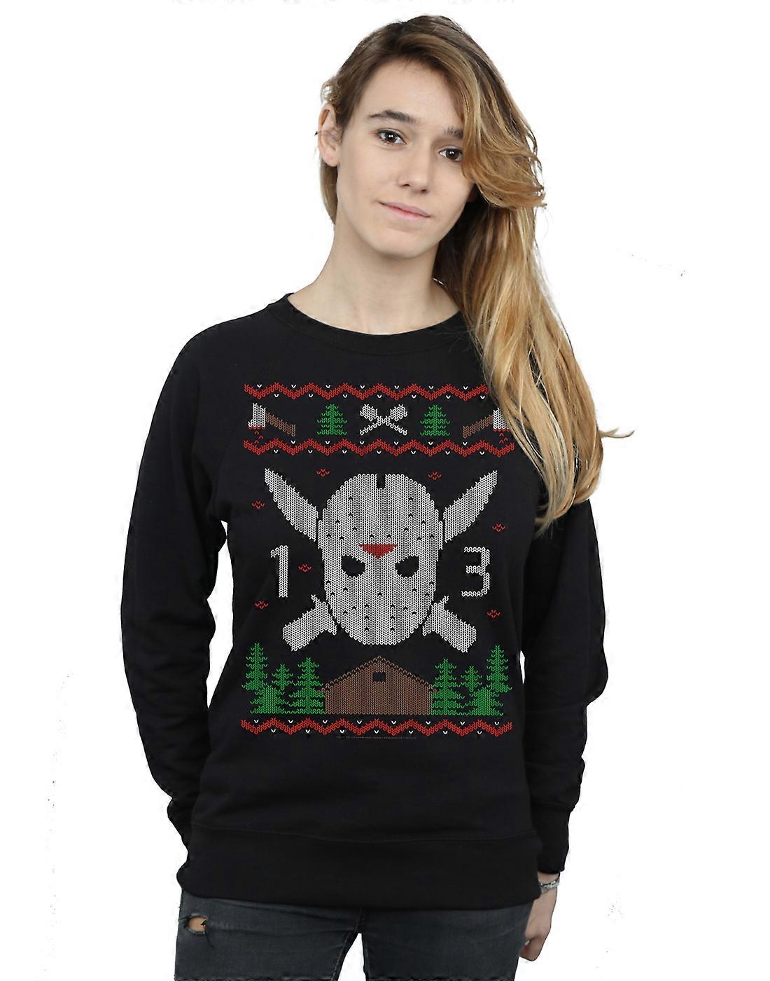 Friday 13th Women's Christmas Fair Isle Sweatshirt