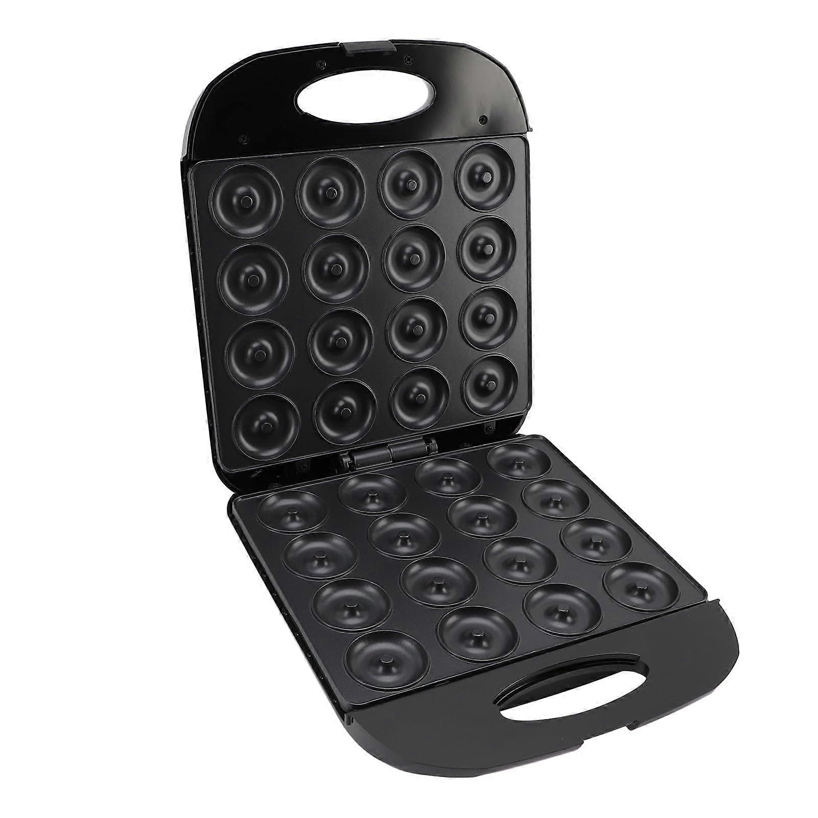 Mini Donut Maker 1400W Electric Doughnut Maker for 16 Donuts with Nonstick Surface and Temp Control