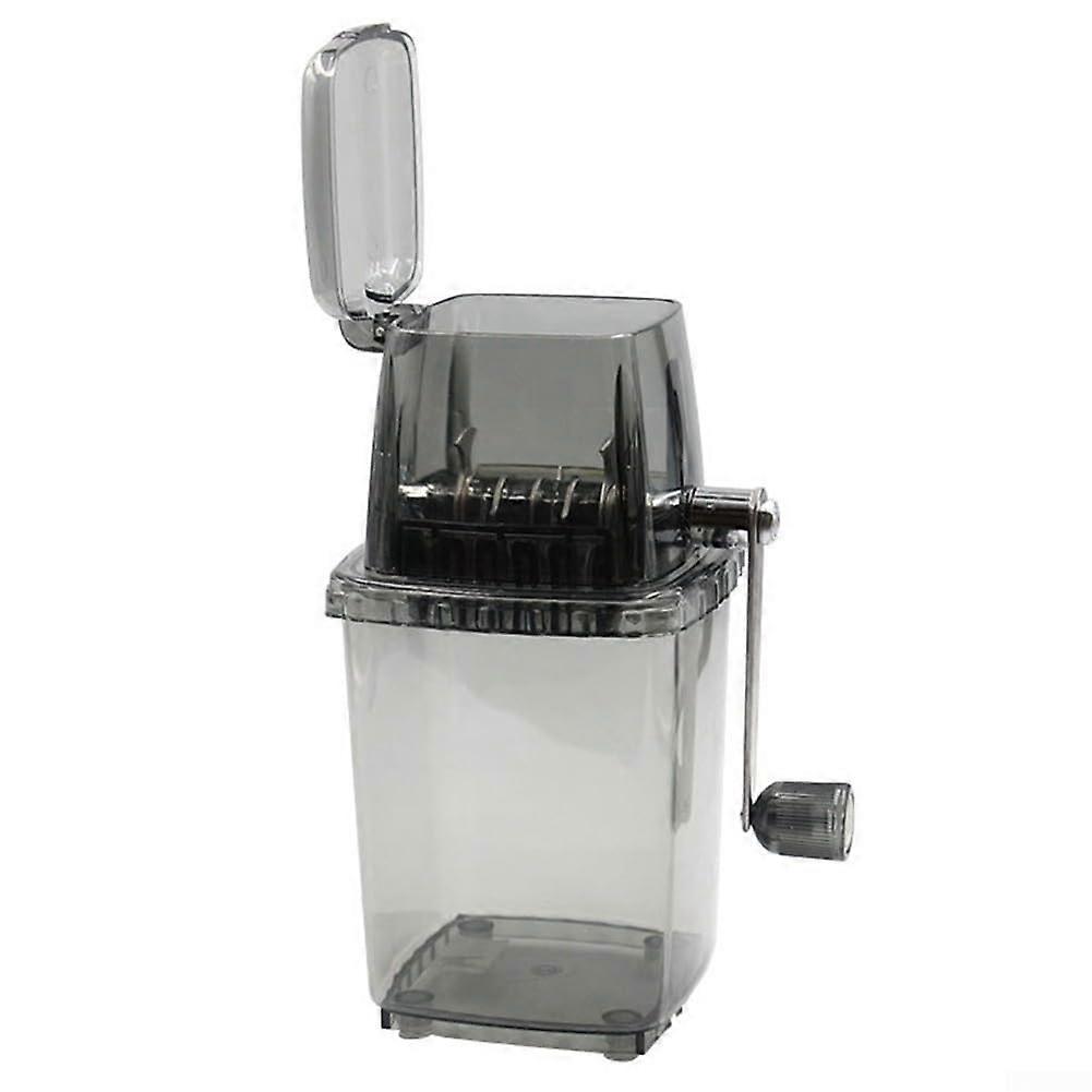 Manual Ice Crusher with Efficient Hand Crank for Cocktails and Camping, Compact MultiPurpose Use