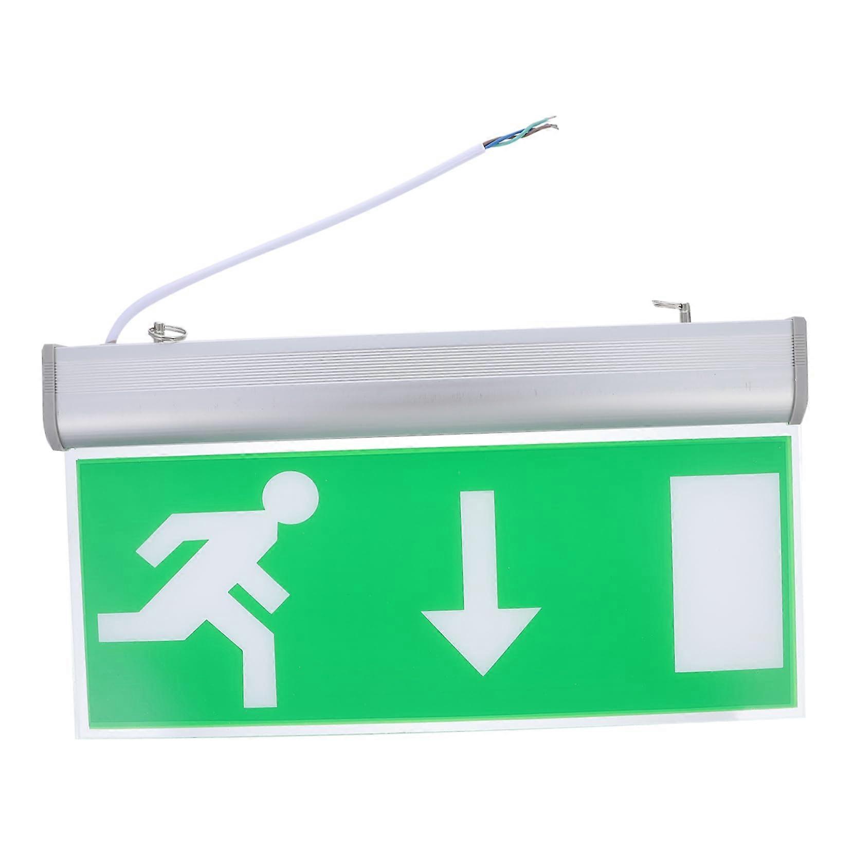 LED Emergency Exit Sign with Battery Backup, Energy Saving for Office, School and Indoor Use