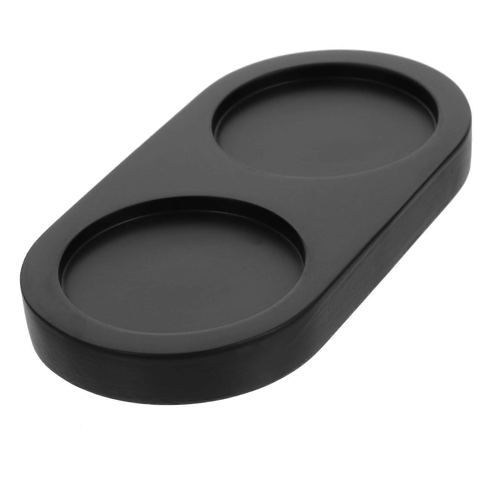 Pepper Grinder Tray Wooden Spice Holder Versatile Condiment Storage for Kitchen and Dining