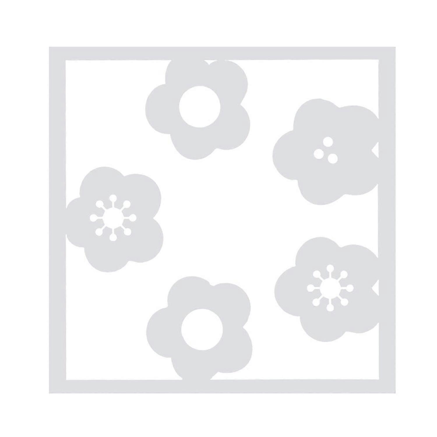 DIY Floral Shape Embossing Stencil Mold for Cake Chocolate Making Baking Supplies