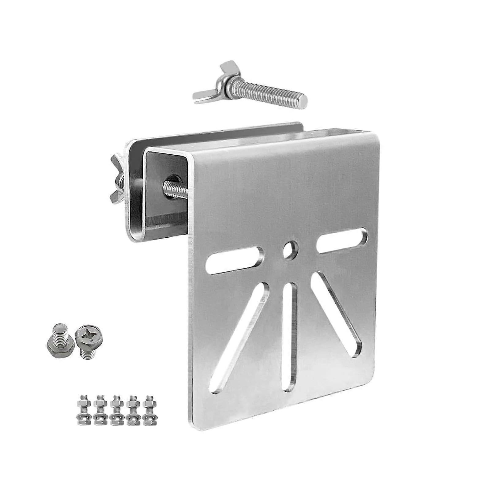 Solar Panel Mounting Bracket Stainless Steel Rustproof Adjustable Outdoor NoDrill for Tight Spaces