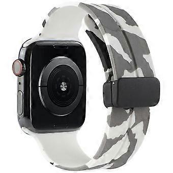 KALEBOL Camouflage Silicone Strap for Apple Watch Ultra 3 2 1 49mm/Series 11 10 46mm/9 8 7 45mm/SE3 