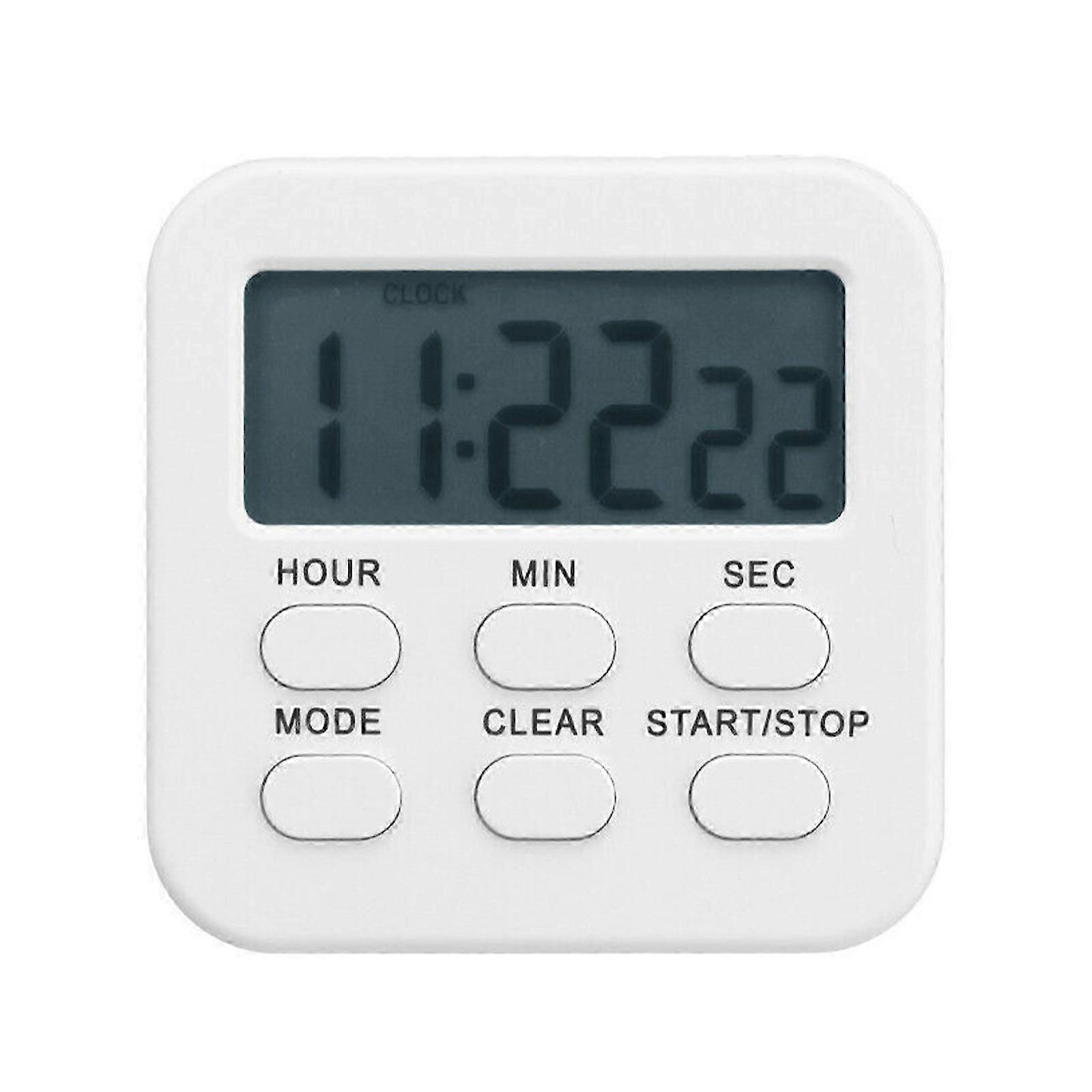 Large LCD Digital Kitchen Cooking Timer Count-Down Up Clock Loud Alarm Magnetic FT