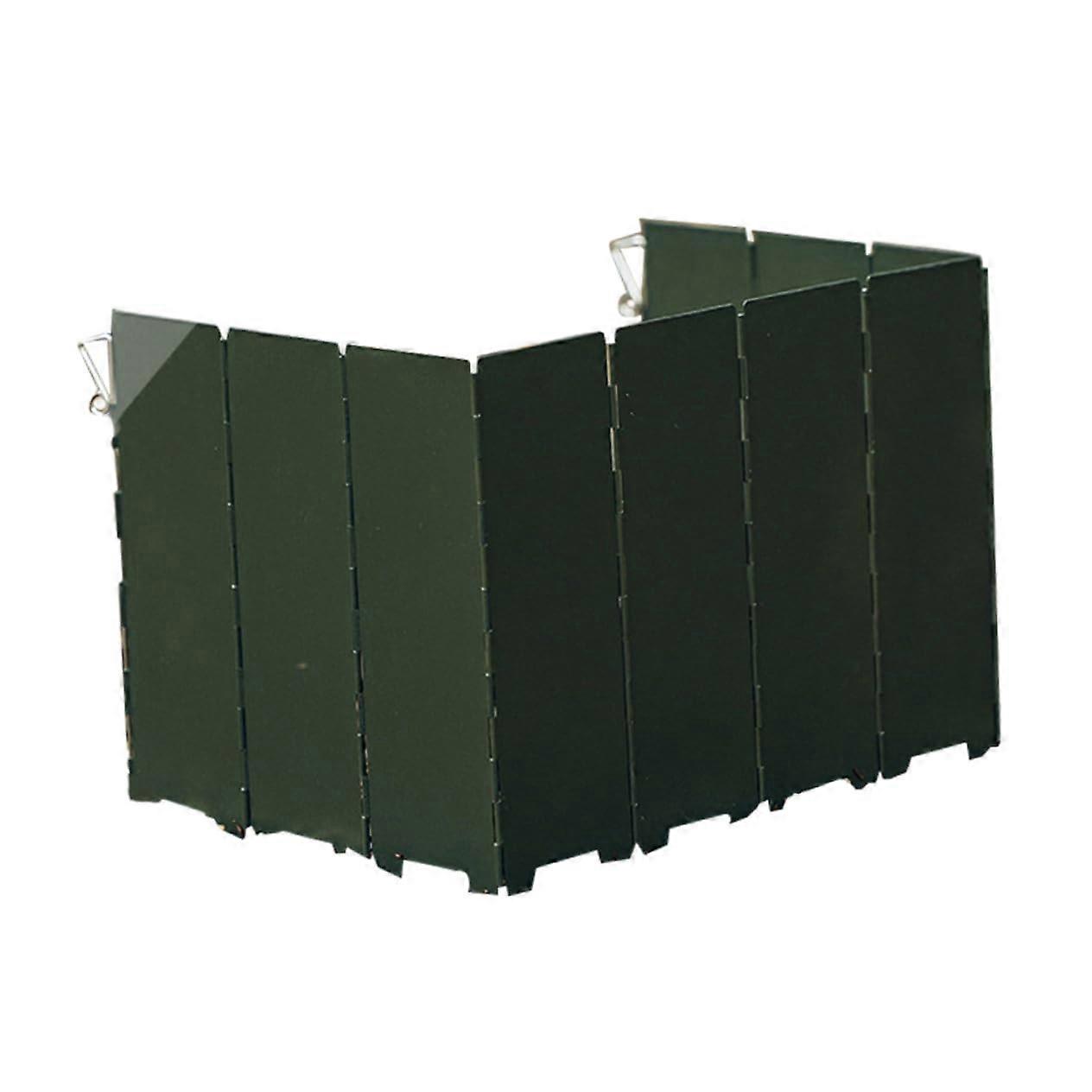 Camping Stove Windscreen Foldable Lightweight Windproof Shield for Outdoor Cooking and Backpacking