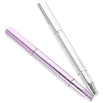 Doppelseitiger Lippenpinsel, tragbarer Concealer-Pinsel für Lippen-Make-up, 2 Stück