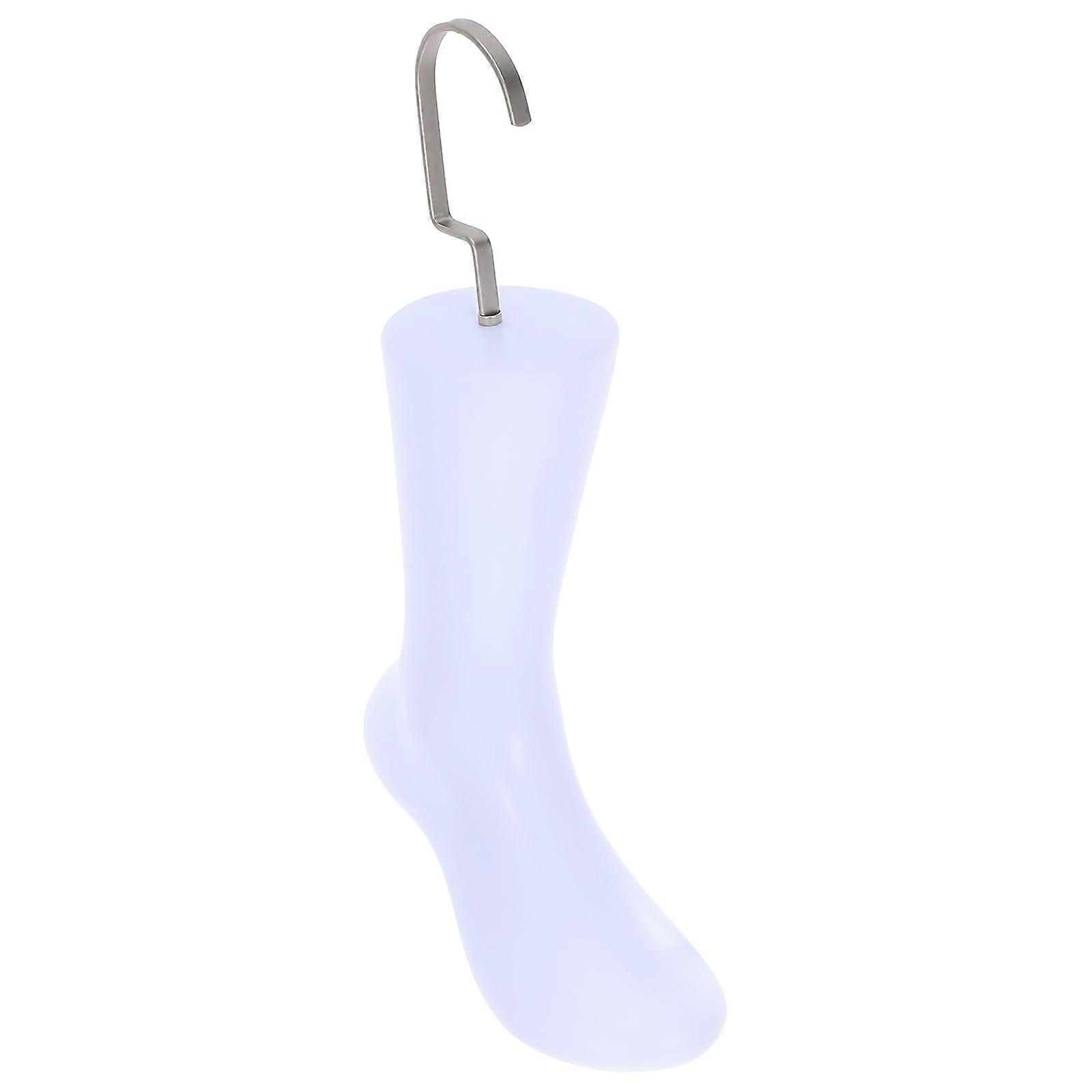 Foot Mannequin with Hook for Sock Display Durable Seamless ABS Material