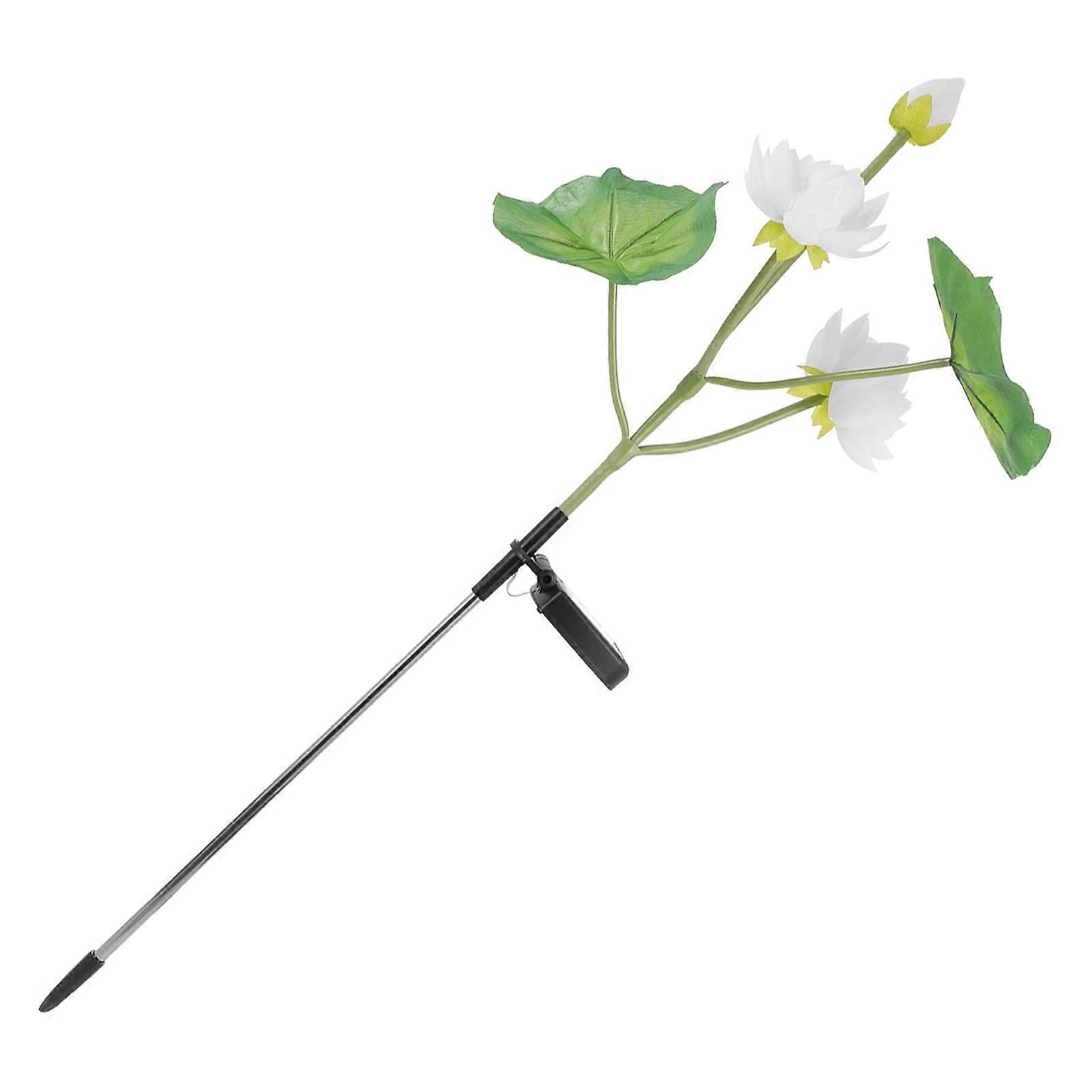 Garden Decorative Light Solar Lotus Flower Lamp with 1Pcs Insert