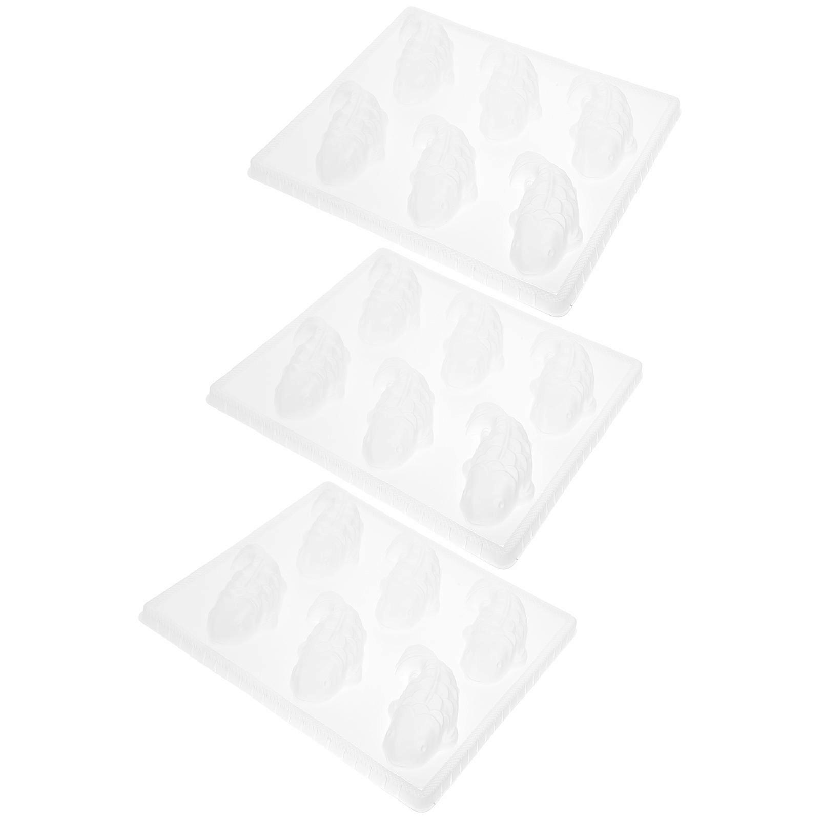 Fondant Chocolate DIY Mold Jelly Mold for Baking 3Pcs Molds