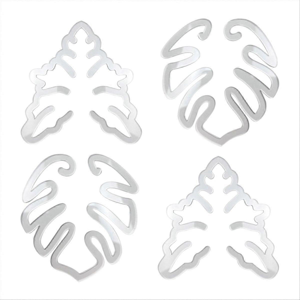 4Pcs Plant Stem Plastic Support,Reusable Plant Retaining Support,A+B