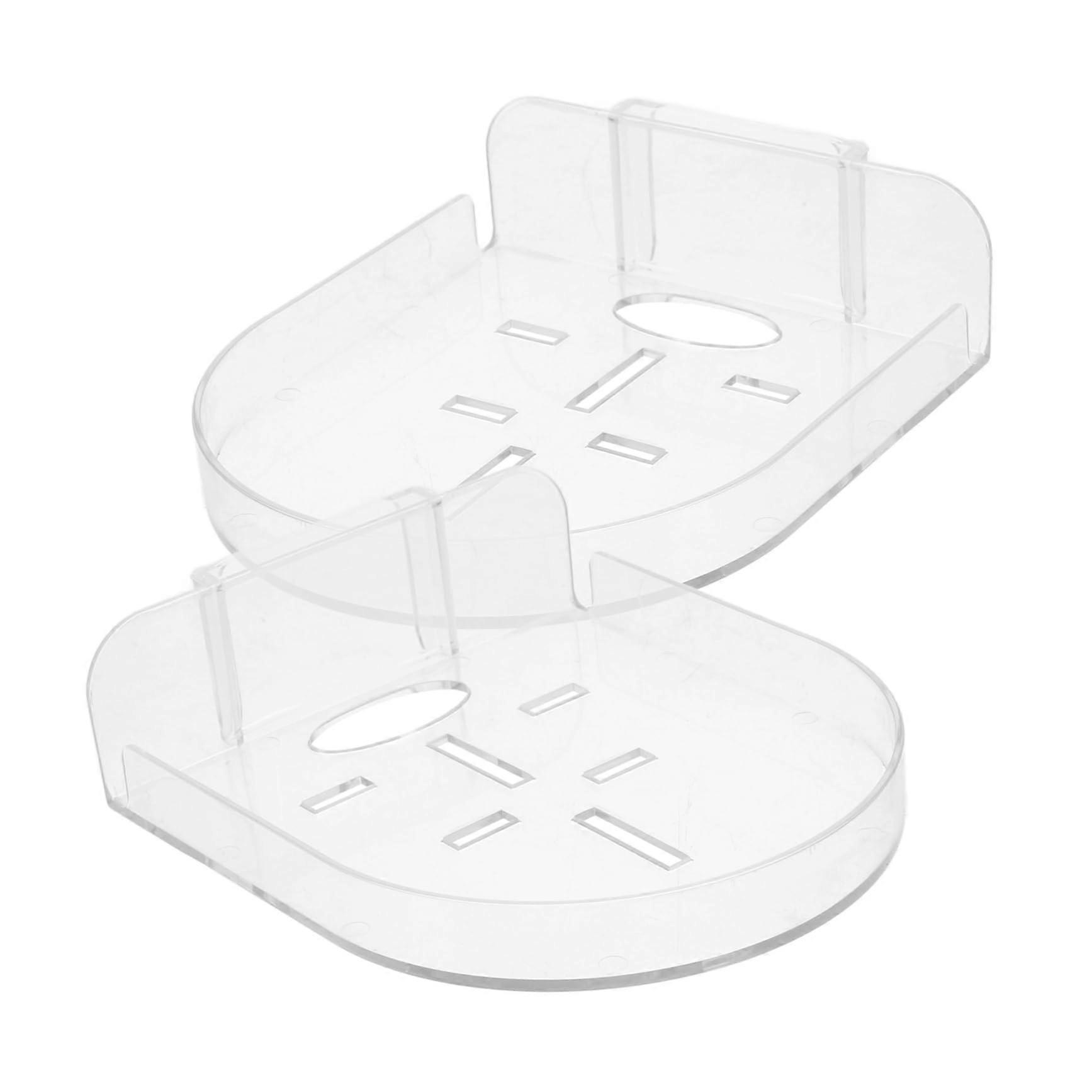 2pcs Adhesive Security Camera Wall Mount Floating Shelf Space Saving for Cameras and Small Electronics