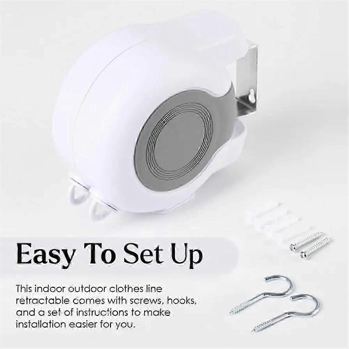 Outdoor Camping Clothesline Retractable Clothesline Drying Rope