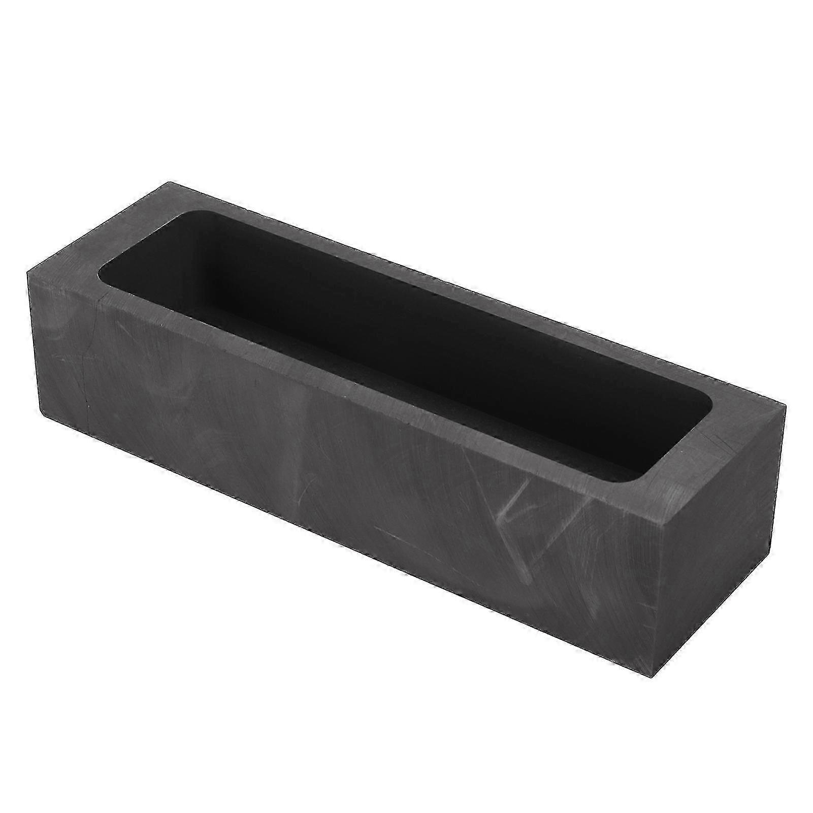 75ml Graphite Ingot Mold Rectangular Graphite Mold for Metals Melting Casting Refining