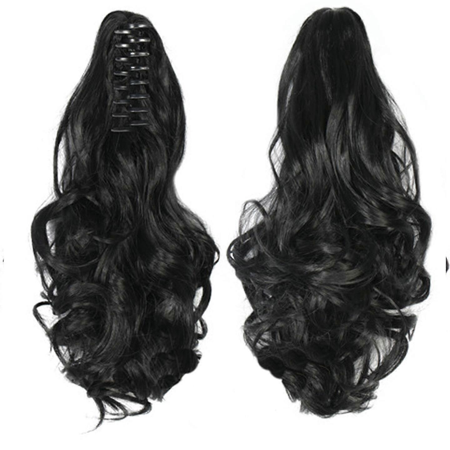 Extensions de cheveux en queue de cheval à pinces, cheveux humains longs et ondulés, collection 2023 : 40 % de réduction