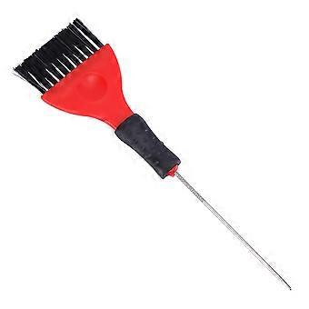 Hair Dyeing Comb Stainless Steel for Hair Treatment 6Pcs Red Pack