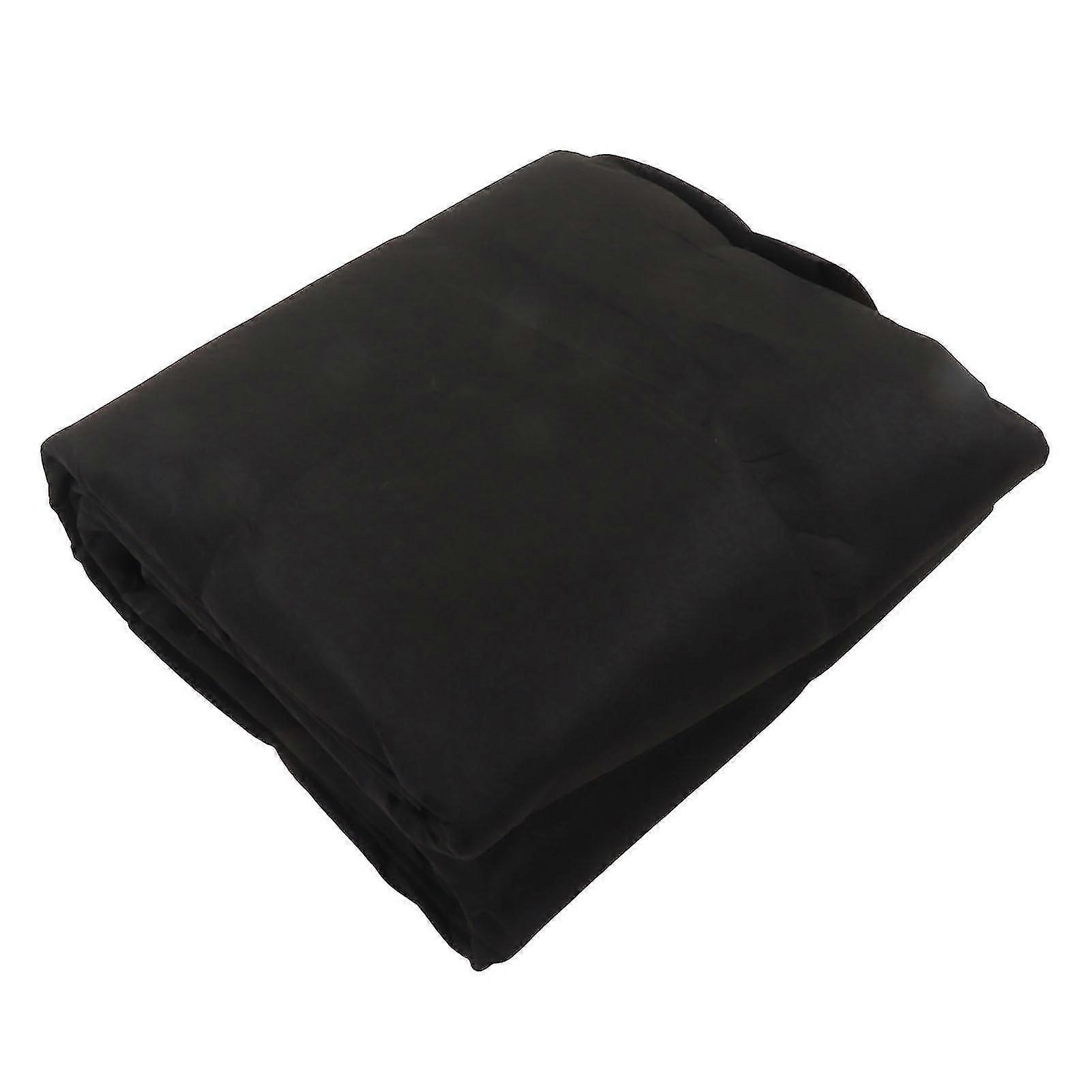 4m Round Floor Pool Mat Water-Resistant Durable Protective Pad Prevents Sharp Objects Puncturing Ground Mat Easy Installation Blac