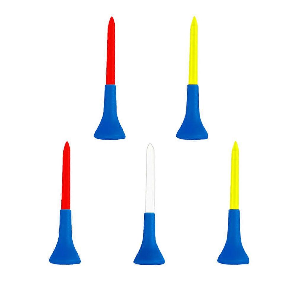 Golfing Tee 10Pcs Durable Golfing Ball Tee for Training Use in Assorted Colors