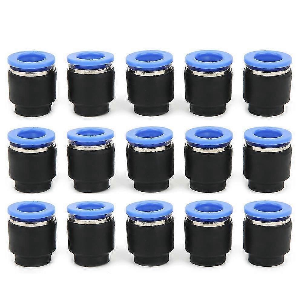 50PCs Air Pipe Plug Pneumatic Cap Plastic Brass Quick Insert PPF Oval Release Ring Hotel Use