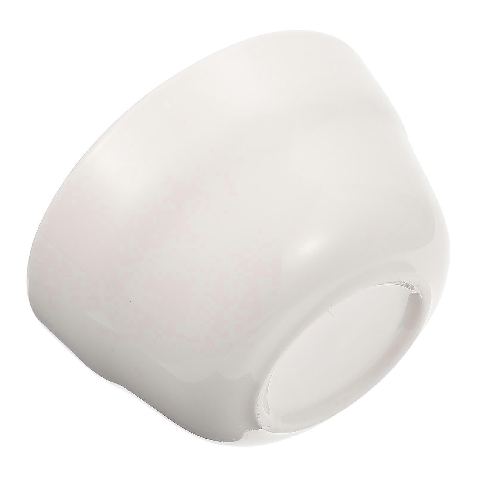 White Ceramic Coffee Cup for Coffee Evaluation 1Pcs Household Use