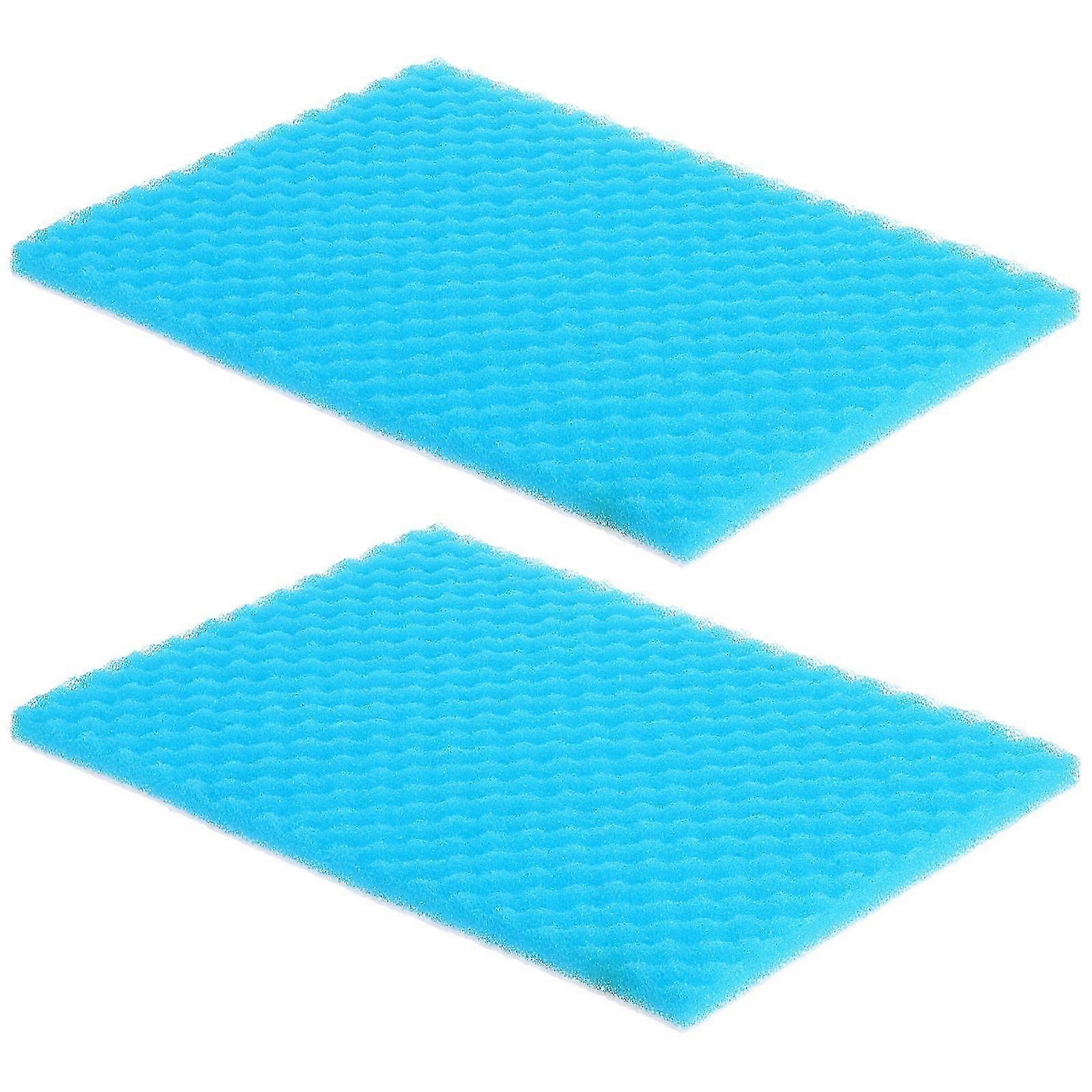 Fish Tank Sponge Filter Pad Filtering Sponge for Home Use 2Pcs