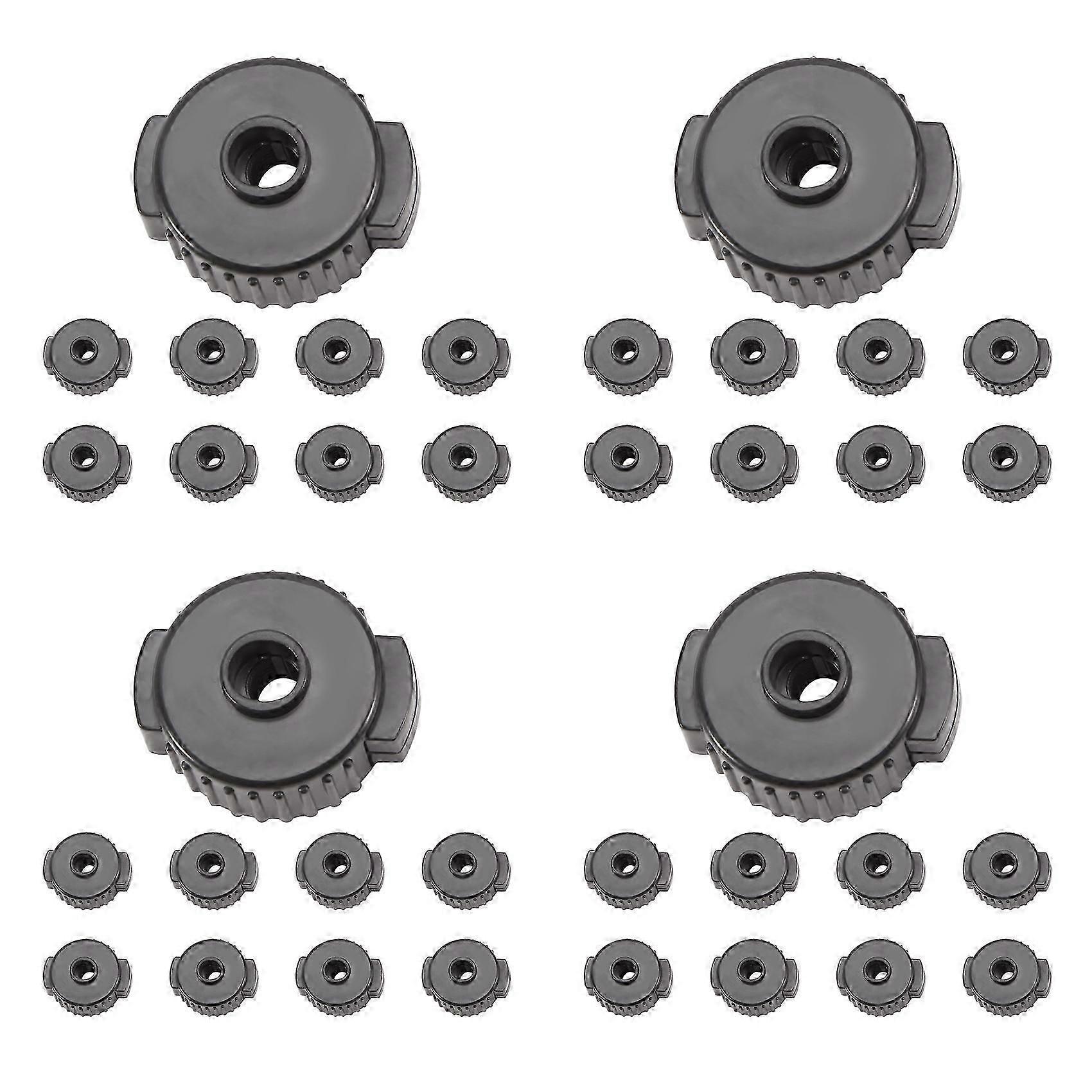 36Pcs ABS Drum Set Quick Release Nuts Cymbal Quick Assembly Drum Mate Replacement Accessories