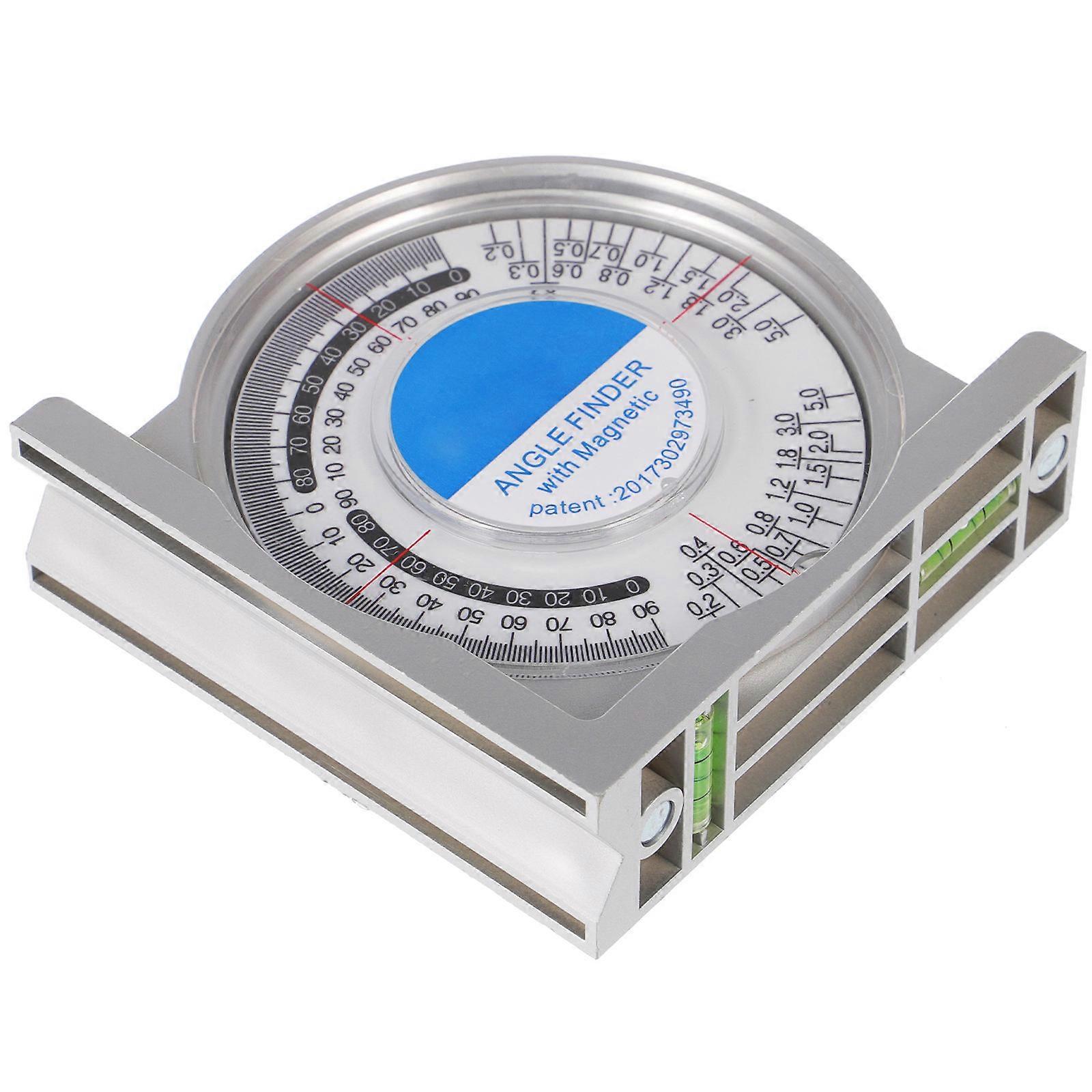 Angle Gauge Slopes Bubble Inclinometer Tool for Measuring