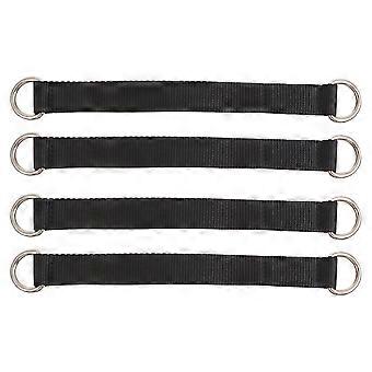 Fitness Hanging Belt Gymnastic Ring Belt for Training 4Pcs Exercise Grips