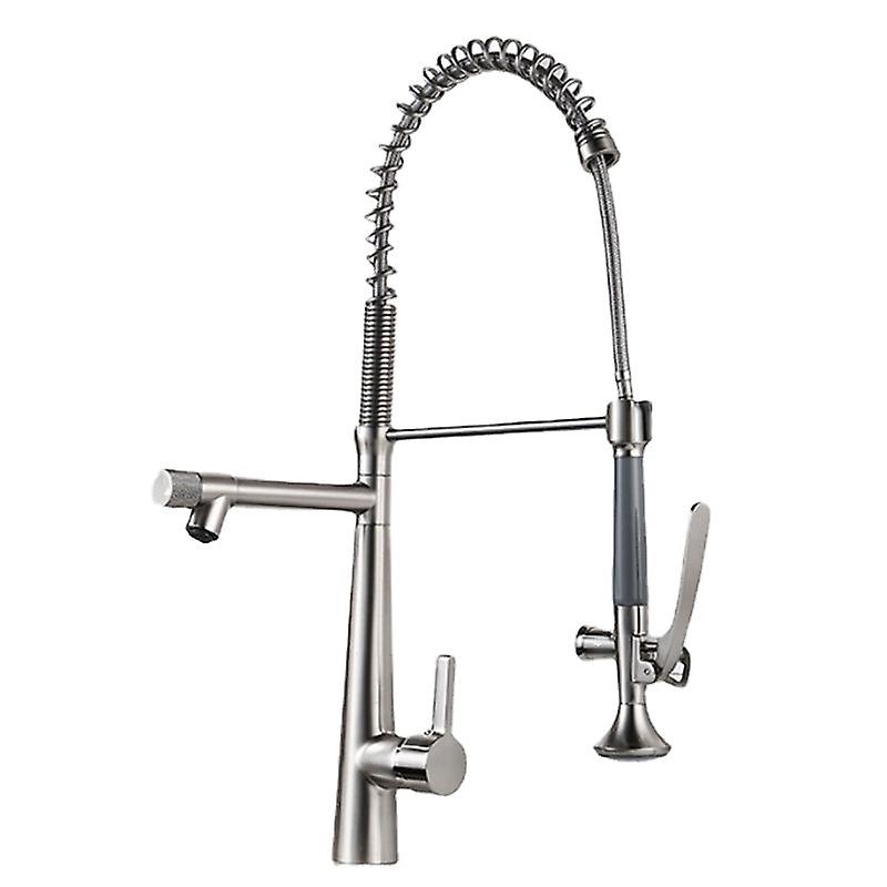 Kitchen Faucet With Flexible Pull-down Sprayer