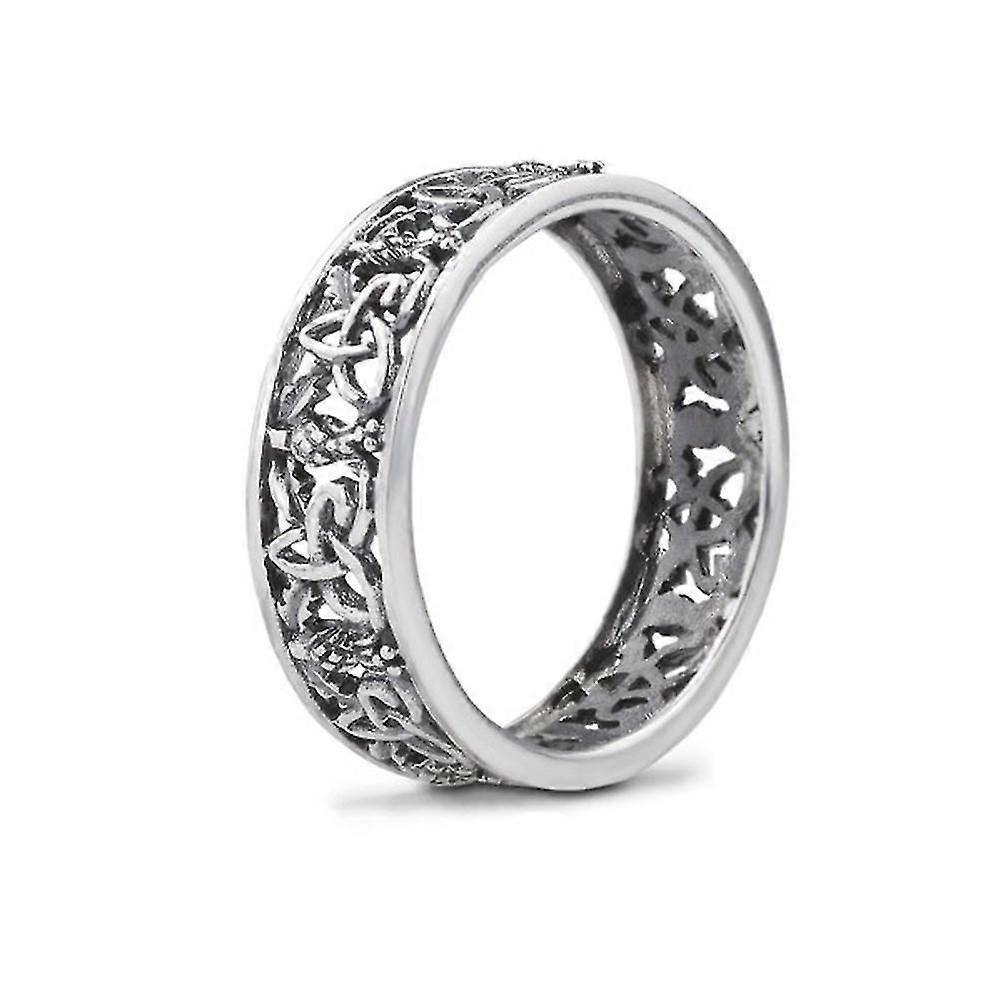 Outlander Inspired Scottish Highland Interlace Ring RingSize - 9
