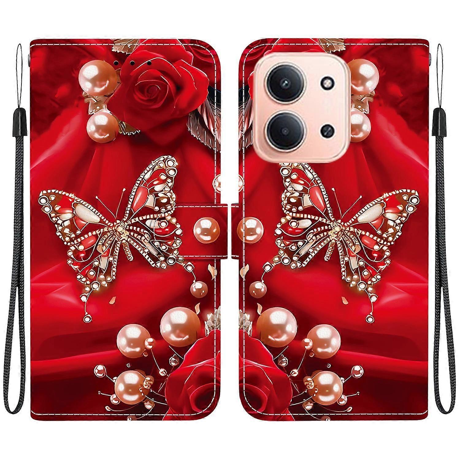 For Xiaomi Redmi 15C 5G / 4G / Poco C85 5G Design Faux Leather Motif Wallet Case