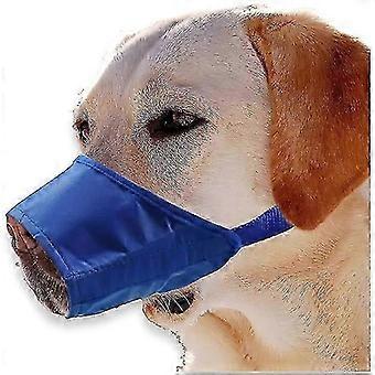 Dog Muzzle,Soft Nylon Dog Muzzle to Prevent Biting Barking and Chewing,Breathable Drinkable Adjustable Loop Pets Muzzle 27cm blue high quality