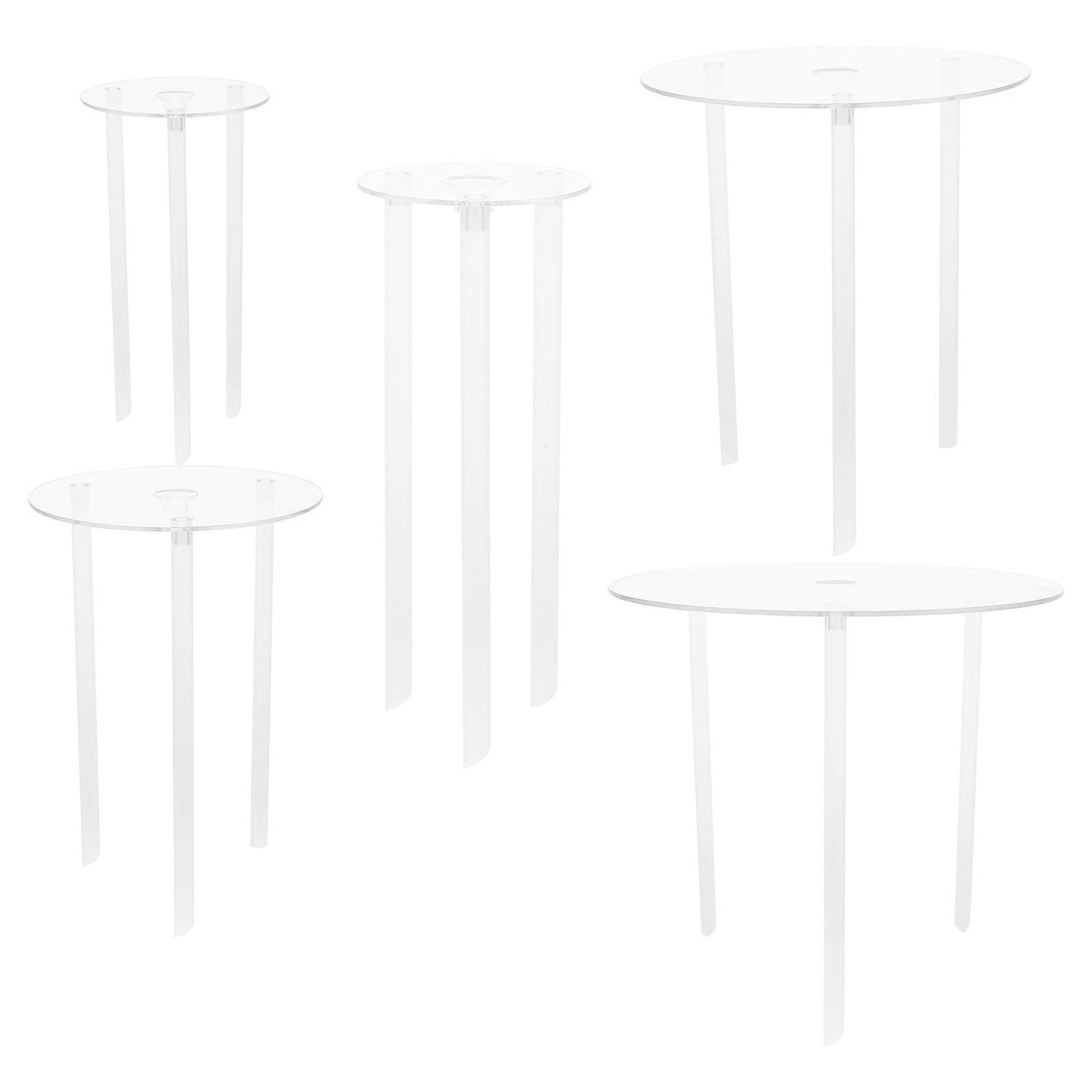 Tiered Cake Support Rods Plastic Cake Dowels for Stacking 20Sets White