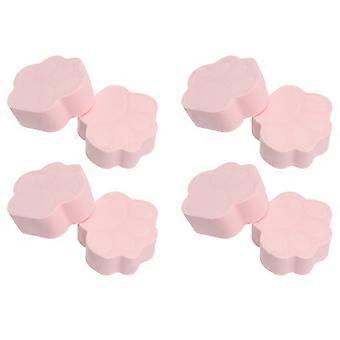 Facial Sponge Makeup Puff for Makeup 32Pcs Pink Cat Paw Shaped Sponges