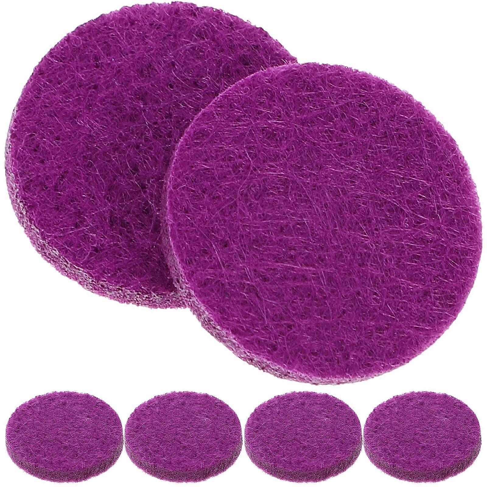 100Pcs Aromatherapy Diffuser Pad Round Replacement Refill Pads for Necklace Locket Pads