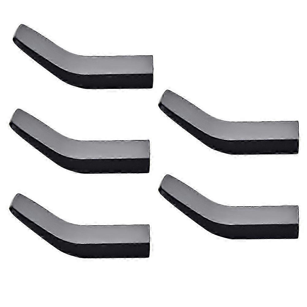 Bathroom Hook 10 Pcs Rectangular Adhesive Wall Hooks Black Design For Efficient Hanging In Home Decor
