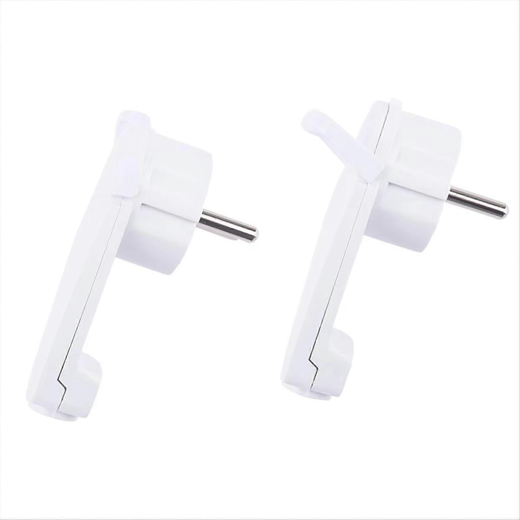 6pcs White Schuko Angled Plug Flat Schuko Flat Plug 250 V (16 A) Schuko Plug Flat Eu Plug