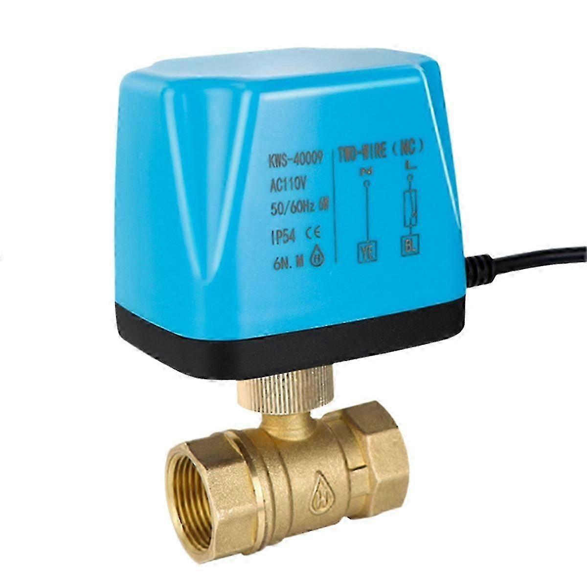 Vanne à bille électrique 1 pouce DN25 normalement fermée