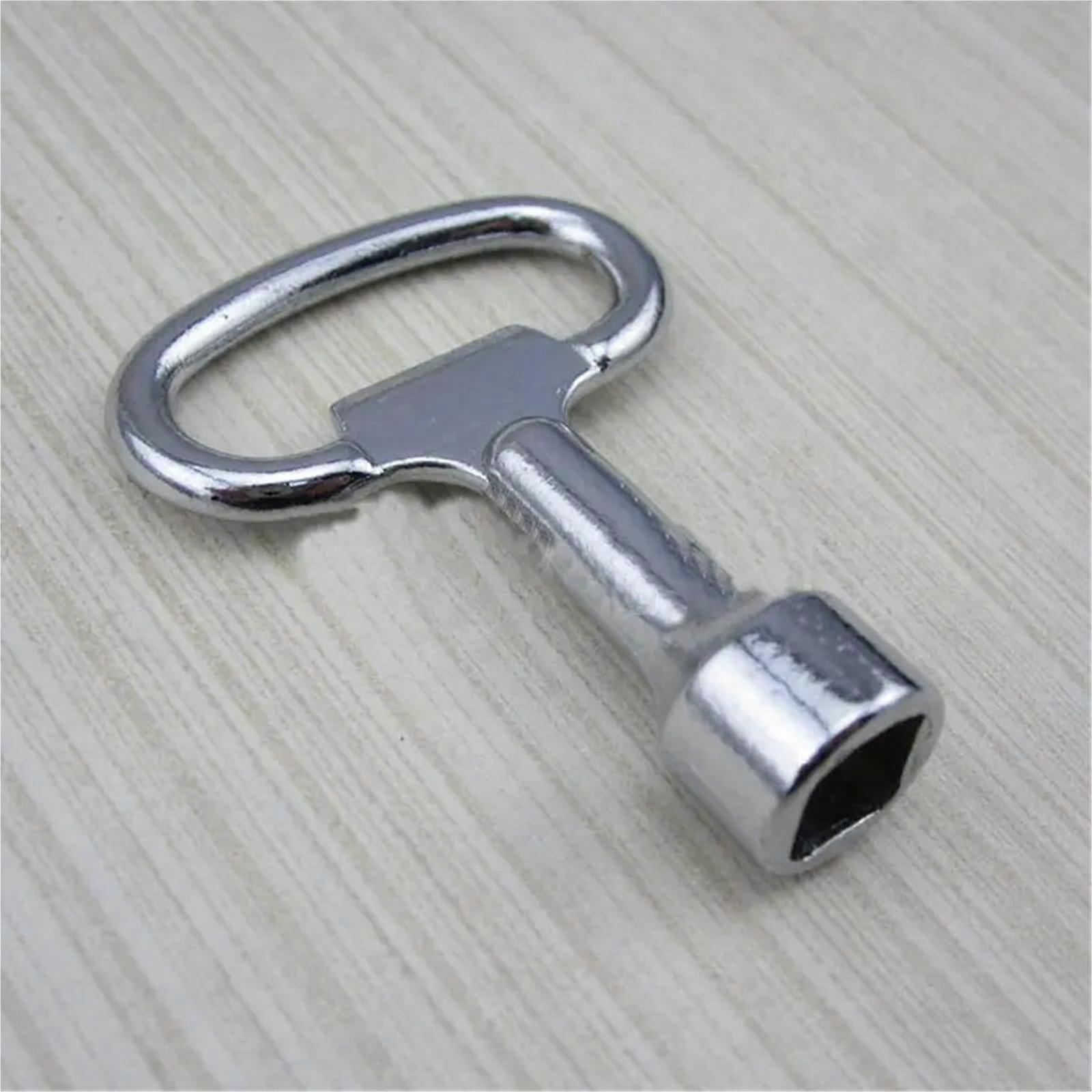 Triangle Square Wing Key for Gate Locks Dual Lock Compatibility Ergonomic Grip Quick Replacement 1Pcs