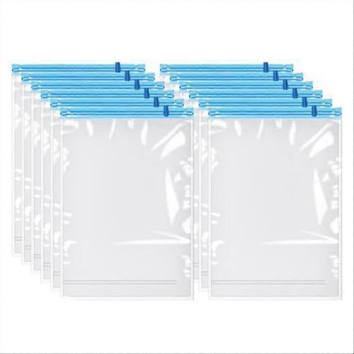 12 Pack Reusable Roll Up Compression Bags,35X50cm DP