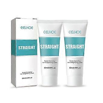 - 2pack Protein Hair Straightening Cream, New Protein Correcting Hair Straightening Cream, Silk & Gloss Hair Straig-cyy