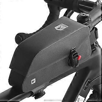 2L Waterproof Bicycle TopTube Bag Magnetic Bike Bag Bicycle Front Bag Compact Size Quick Release Buckle Cycle Bag Road Bike Accessories 26-27