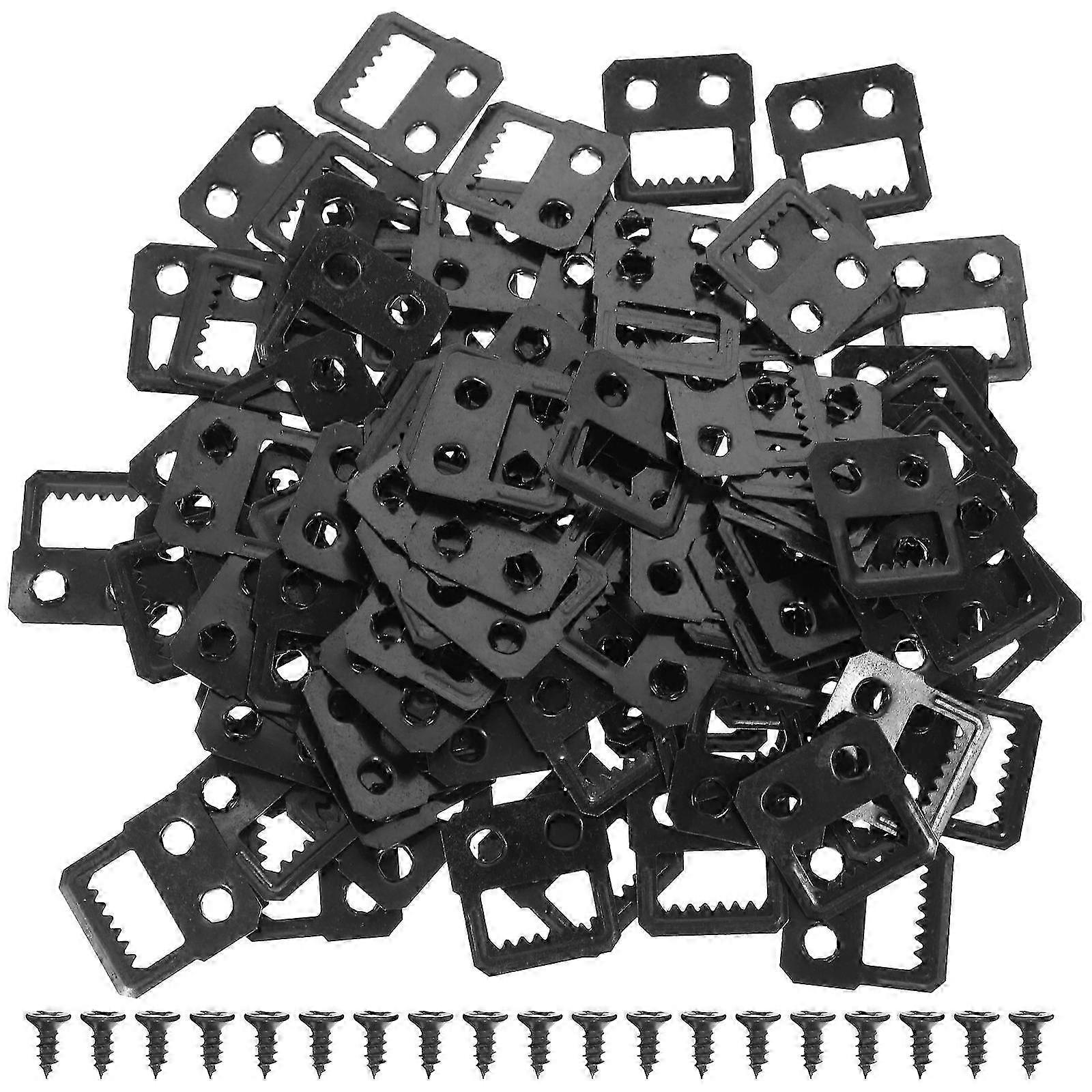 Black Hanger Picture Frame Hook compatible with Hanging 400Pcs