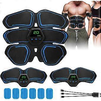 Estimulador muscular Ems Entrenador de abdominales Estimulador muscular Tonificador de músculos abdominales Estimulador de abdominales Equipo de entrenamiento para hombres y mujeres Ems Tonificación abdominal / wa
