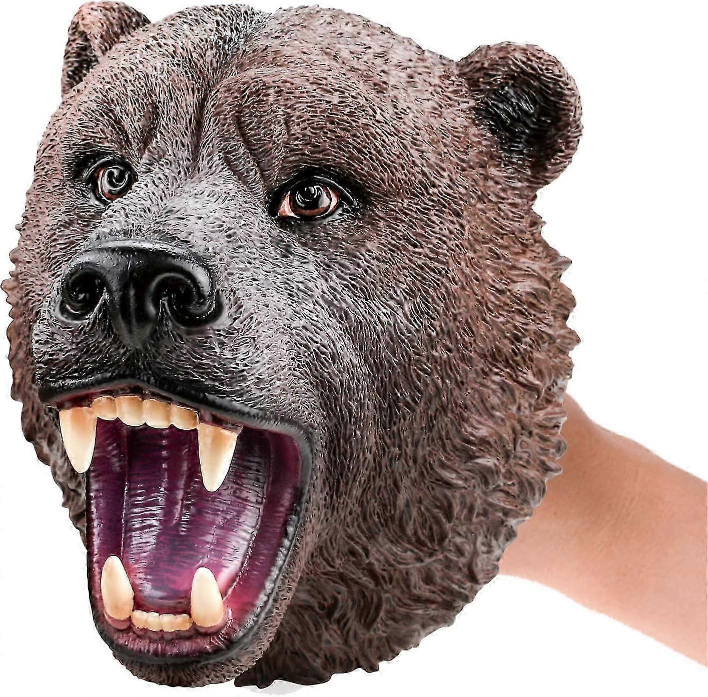 Interactive Grizzly Bear Hand Puppet