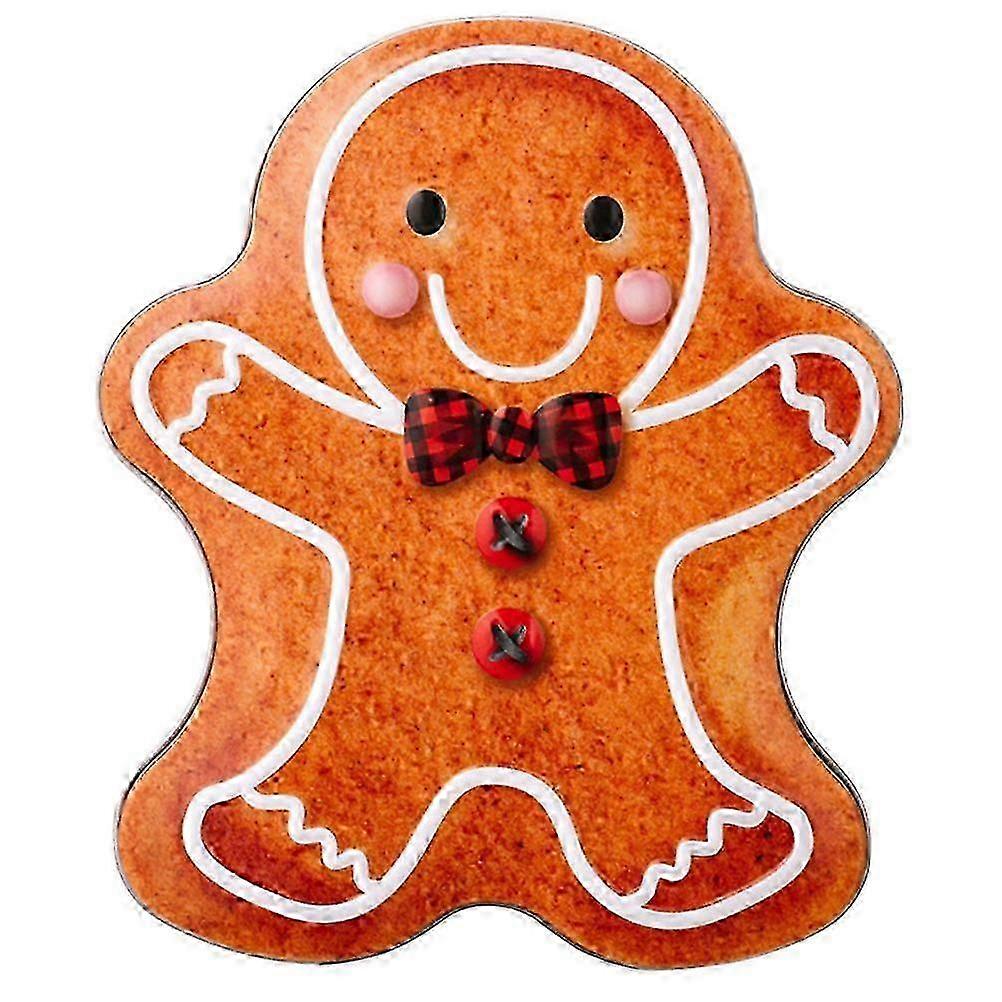 Durable Festive Tin Cookie Storage Box