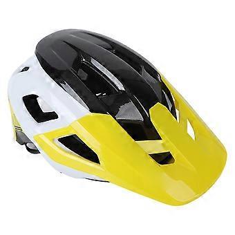 Mountainbike-Helm Sicher Leicht Wärmeableitung 13 Belüftungsöffnungen Einstellbare Größe Fahrradhelm für Erwachsene Gelb