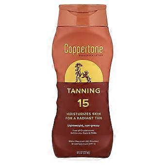 2 x Coppertone, Tanning, Sunscreen Lotion, SPF 15, 8 fl oz (237 ml)
